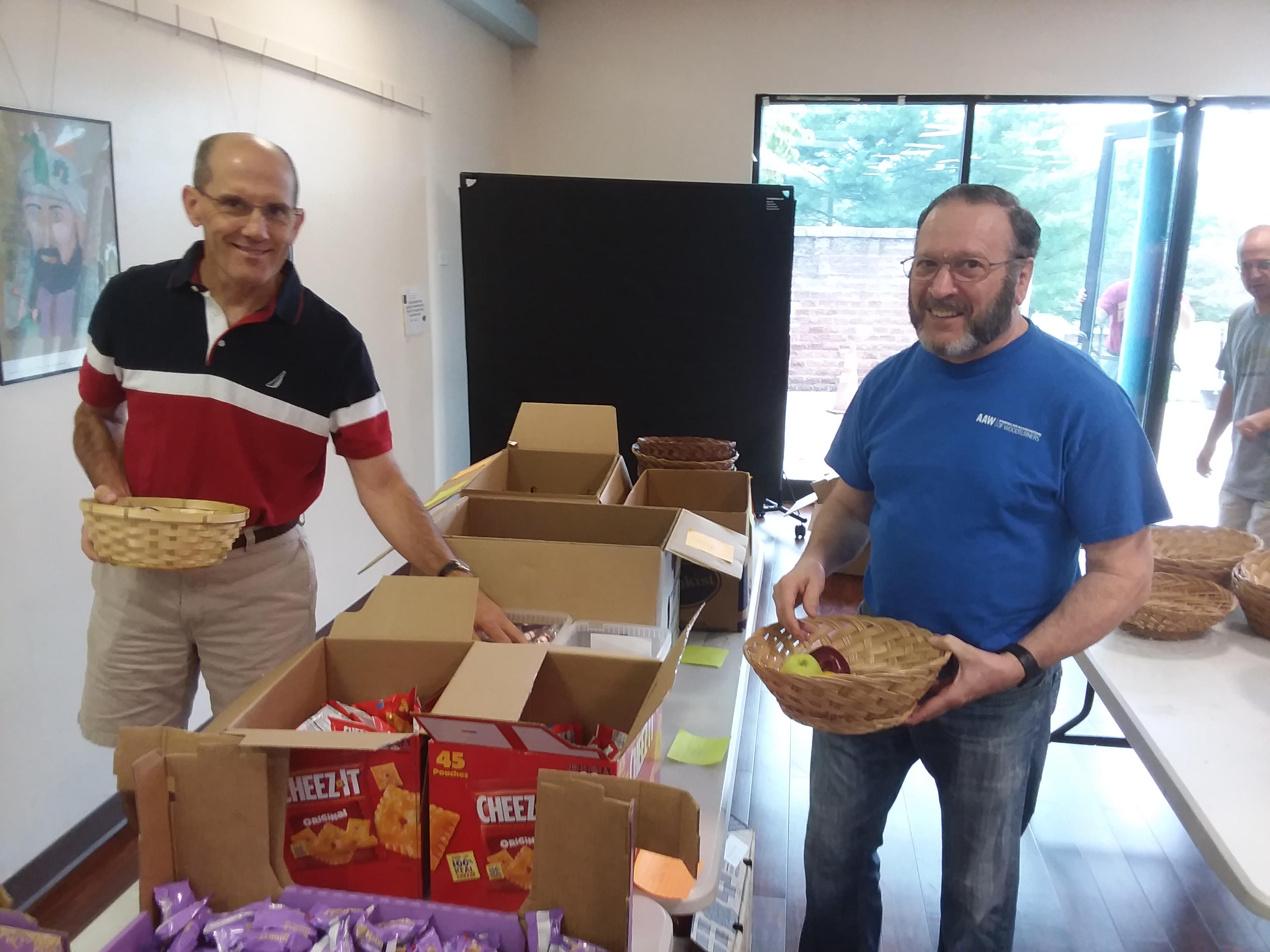 In person: Men’s Club Gift Basket Assembly & Delivery